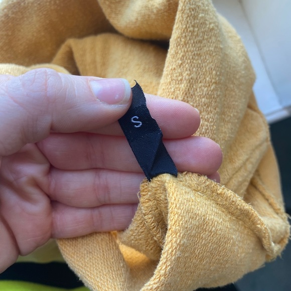 Kiss the Moon Terry Hoodie - Yellow - Picture 5 of 5